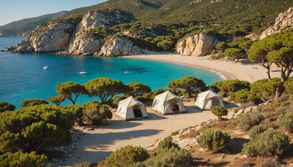 Découvrez les Meilleurs Emplacements de Camping Naturiste en Bord de Mer en Corse